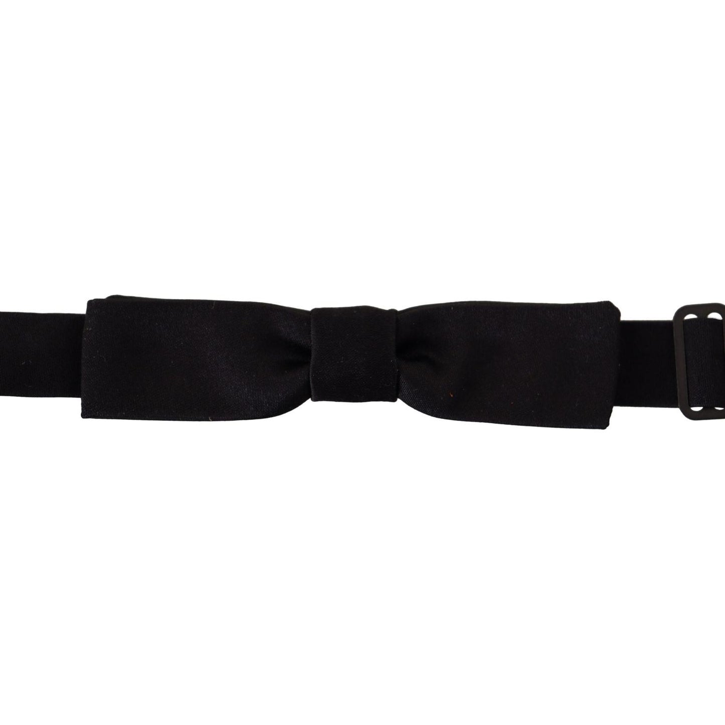 Dolce & Gabbana Elegant Black Silk Bow Tie Dolce & Gabbana Black