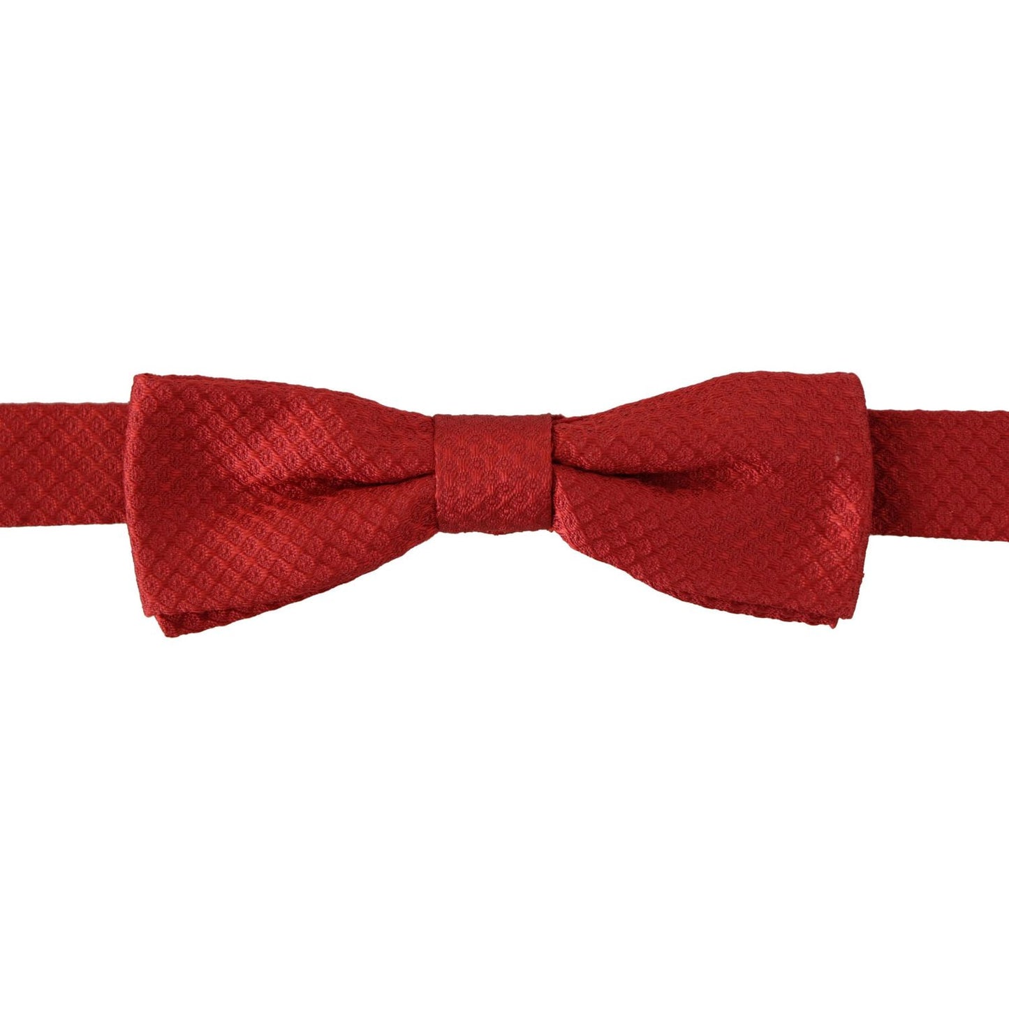Dolce & Gabbana Elegant Red Silk Bow Tie Dolce & Gabbana Brown