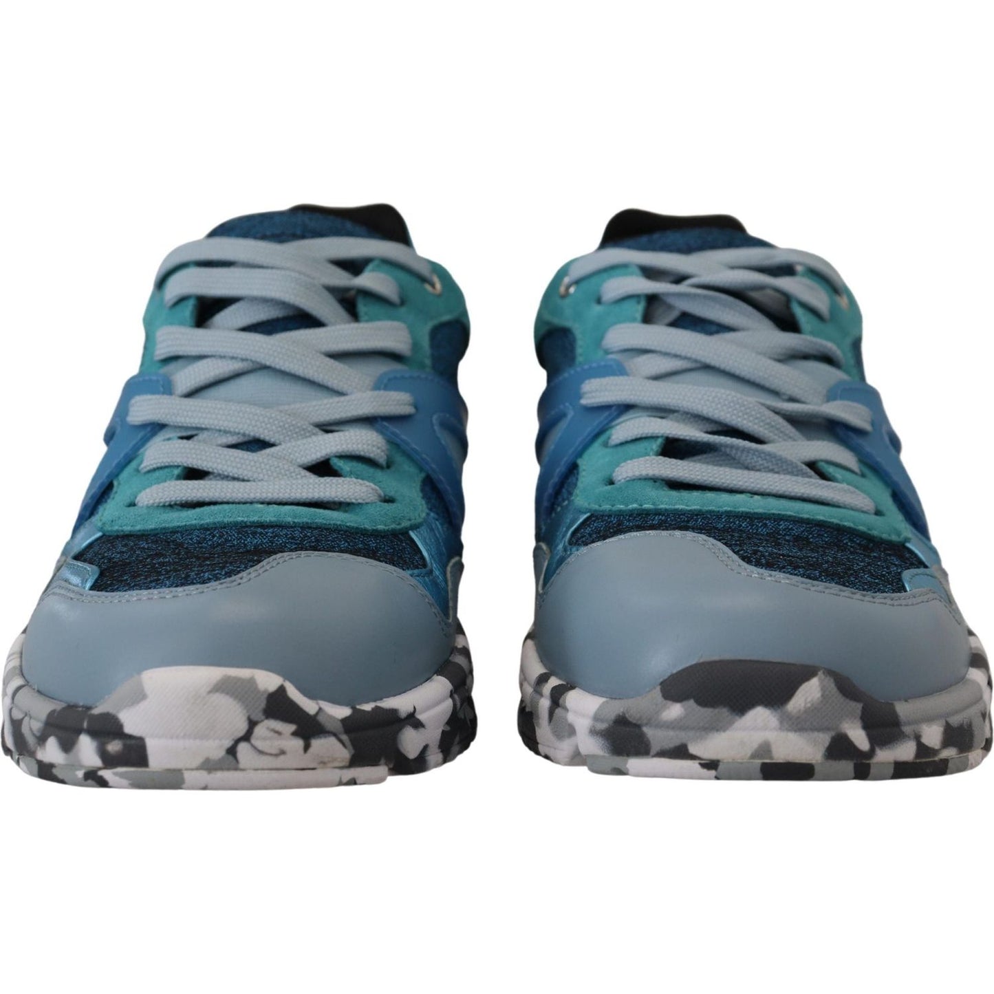 Dolce & Gabbana Elevate Your Sneaker Game with Chic Low Tops Dolce & Gabbana Slate Gray