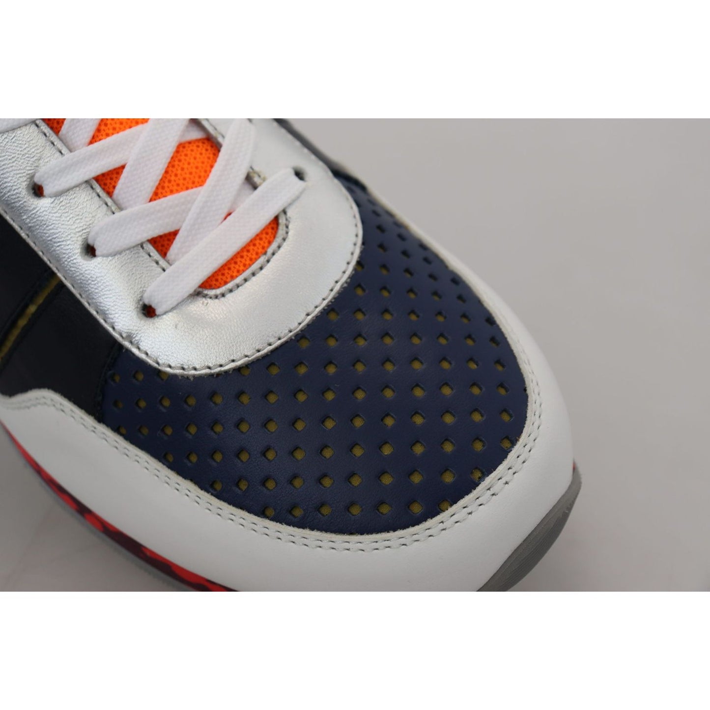 Dolce & Gabbana Elegant Multicolor Low Top Sneakers Dolce & Gabbana Dark Gray
