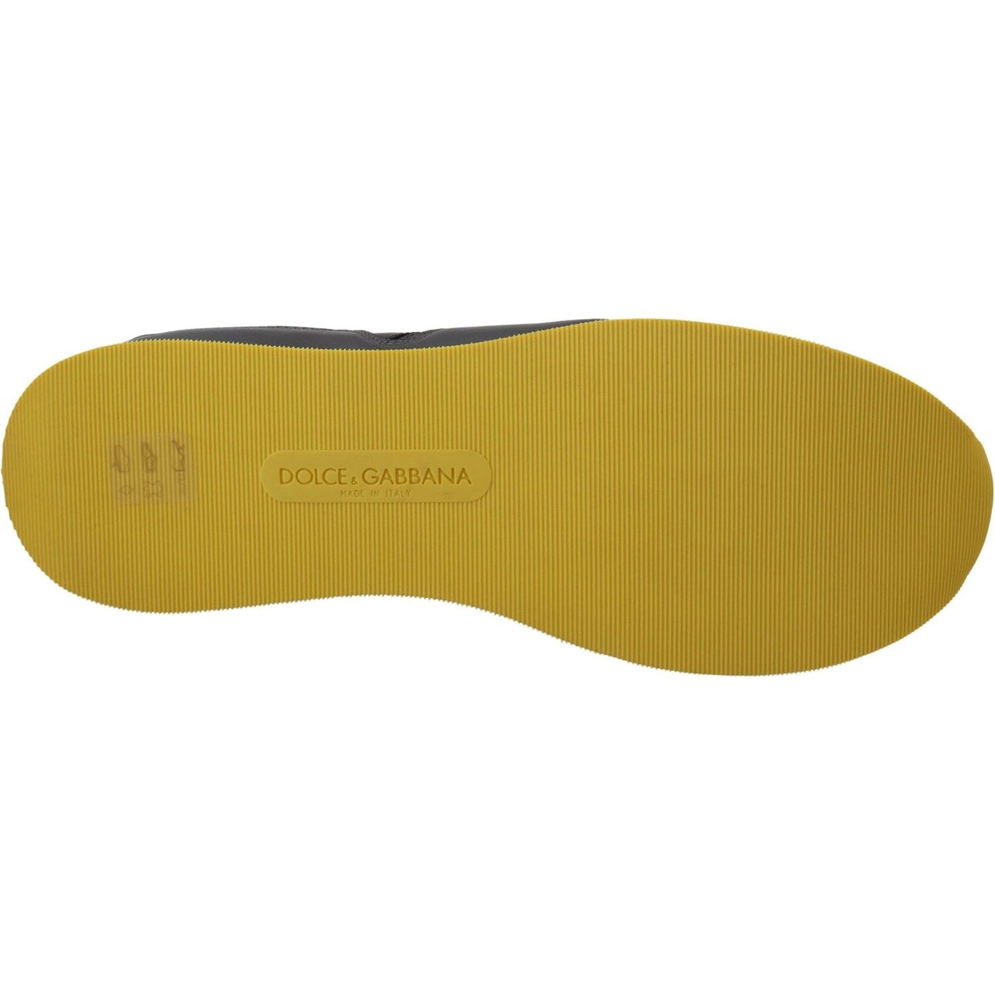 Dolce & Gabbana Multicolor Leather-Blend Low Top Sneakers Dolce & Gabbana Dark Goldenrod
