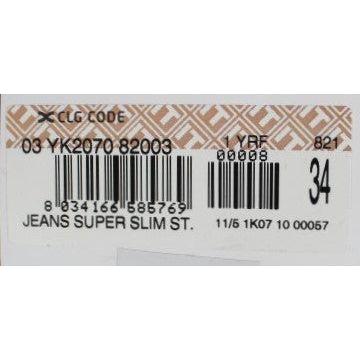 Acht Gray Cotton Stretch Slim Fit Jeans SIG30454-1