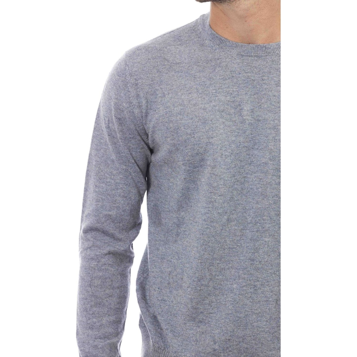 Alpha Studio Sweaters Sweaters Alpha Studio Light Slate Gray