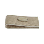 Dolce & Gabbana Beige Leather Magnet Money Clip SIG31661