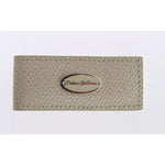 Dolce & Gabbana Beige Leather Magnet Money Clip SIG31661