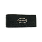 Dolce & Gabbana Elegant Green Leather Money Clip Money Clip Dolce & Gabbana Black
