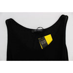 PLEIN SUD Black Stretch Sleeveless Blouse SIG30983-2