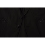 Dolce & Gabbana Black Cotton Single Breasted Blazer Jacket