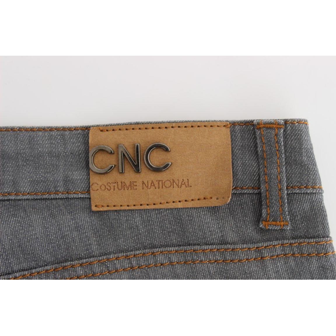 Costume National Elegant Gray Regular Fit Jeans Costume National Dim Gray