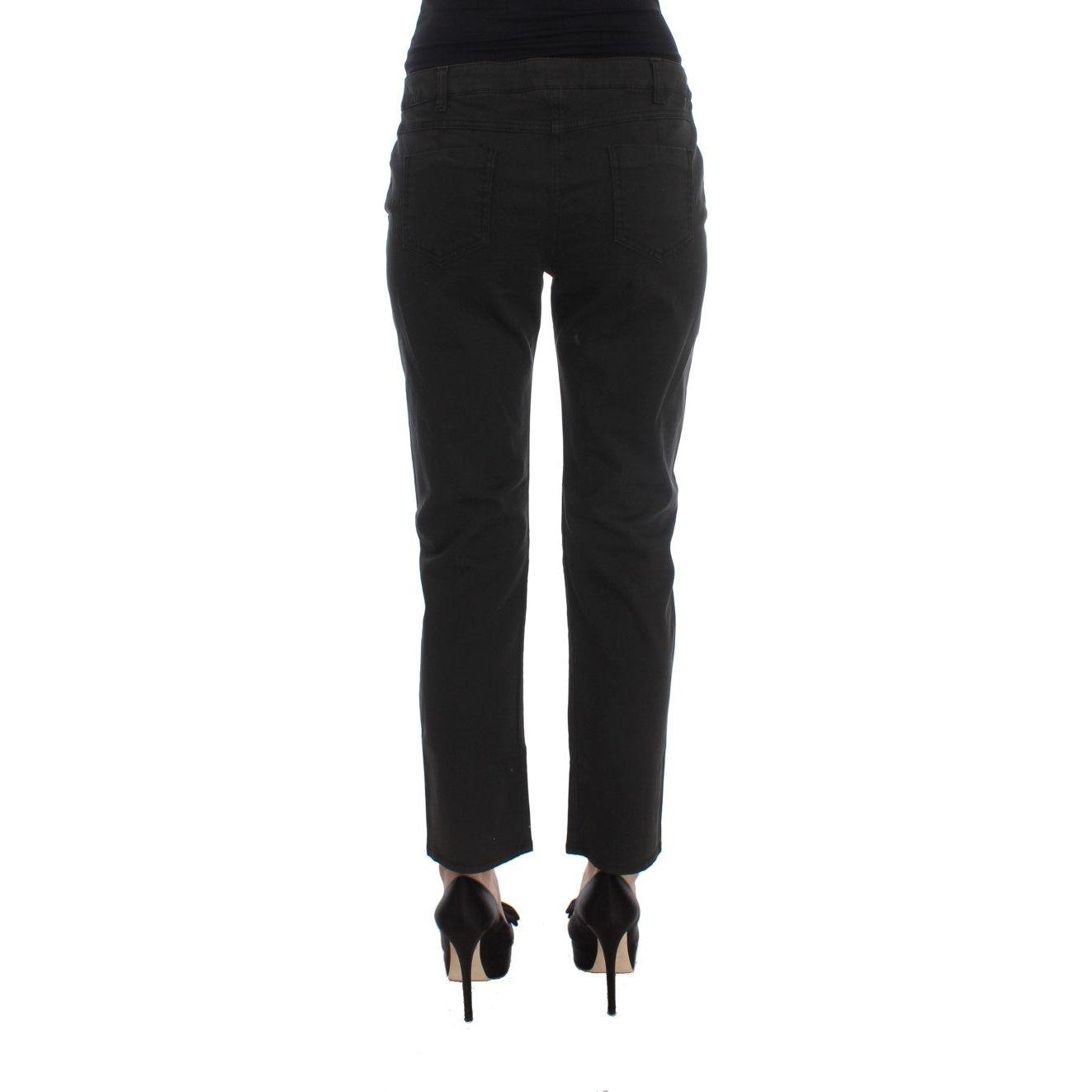 Costume National Chic Black Regular Fit Denim Jeans Jeans & Pants Costume National Black