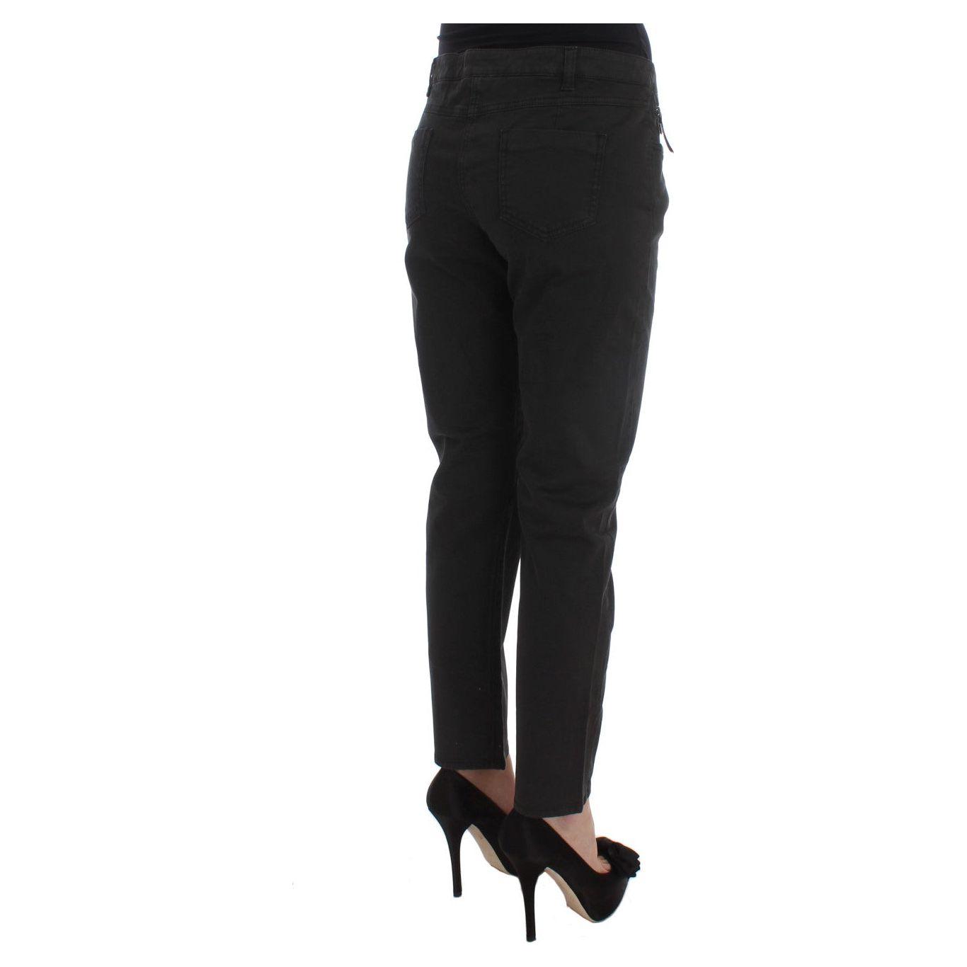 Costume National Chic Black Regular Fit Denim Jeans Jeans & Pants Costume National Black