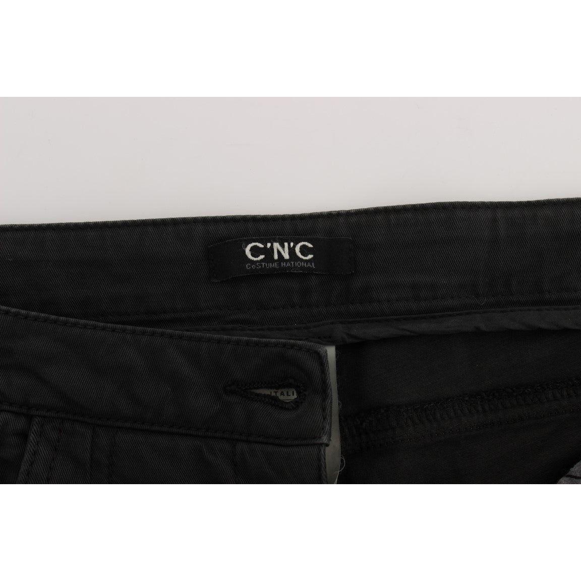 Costume National Chic Black Regular Fit Denim Jeans Jeans & Pants Costume National Black