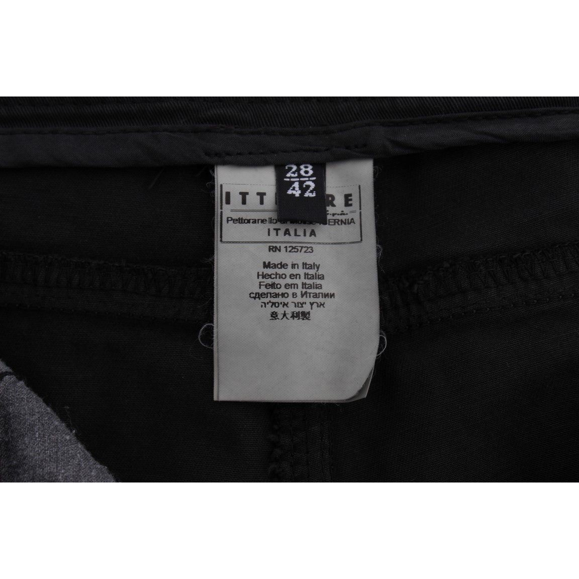 Costume National Chic Black Regular Fit Denim Jeans Jeans & Pants Costume National Black