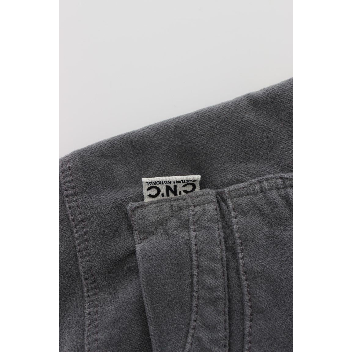 Costume National Sleek Super Slim Gray Jeans Costume National Light Gray