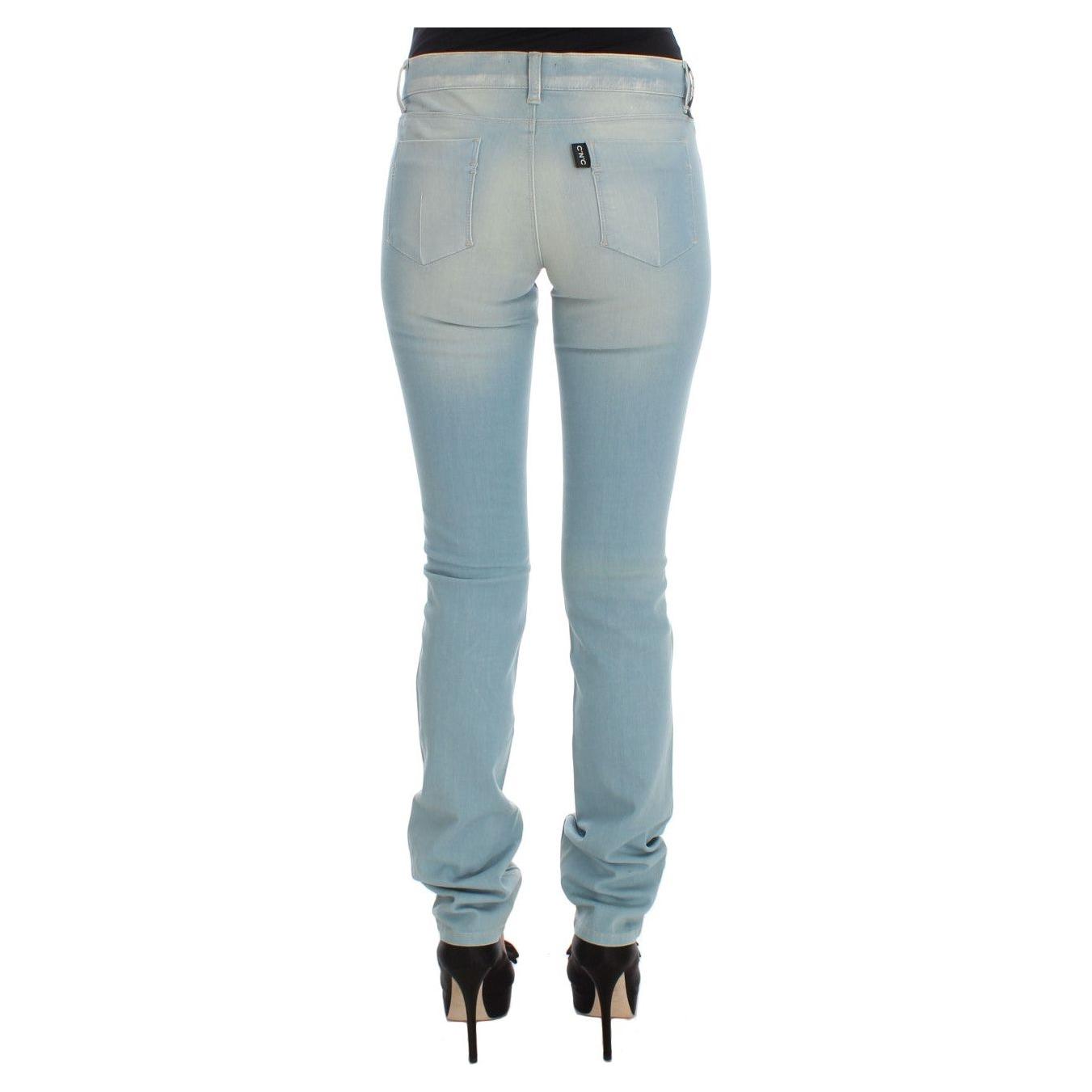 Costume National Chic Super Slim Blue Jeans Jeans & Pants Costume National Dark Gray