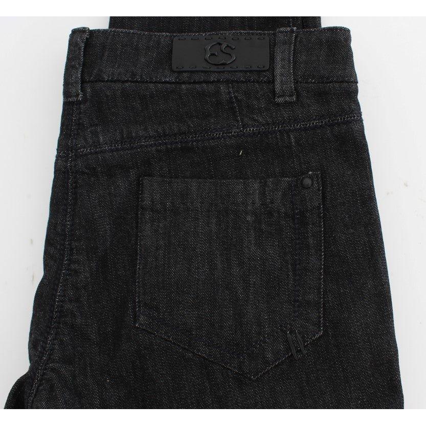 Ermanno Scervino Elegant Slim Fit Blue Jeans Ermanno Scervino Lavender