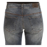 Ermanno Scervino Blue Wash Cotton Blend Slim Fit Jeans SIG30282-2