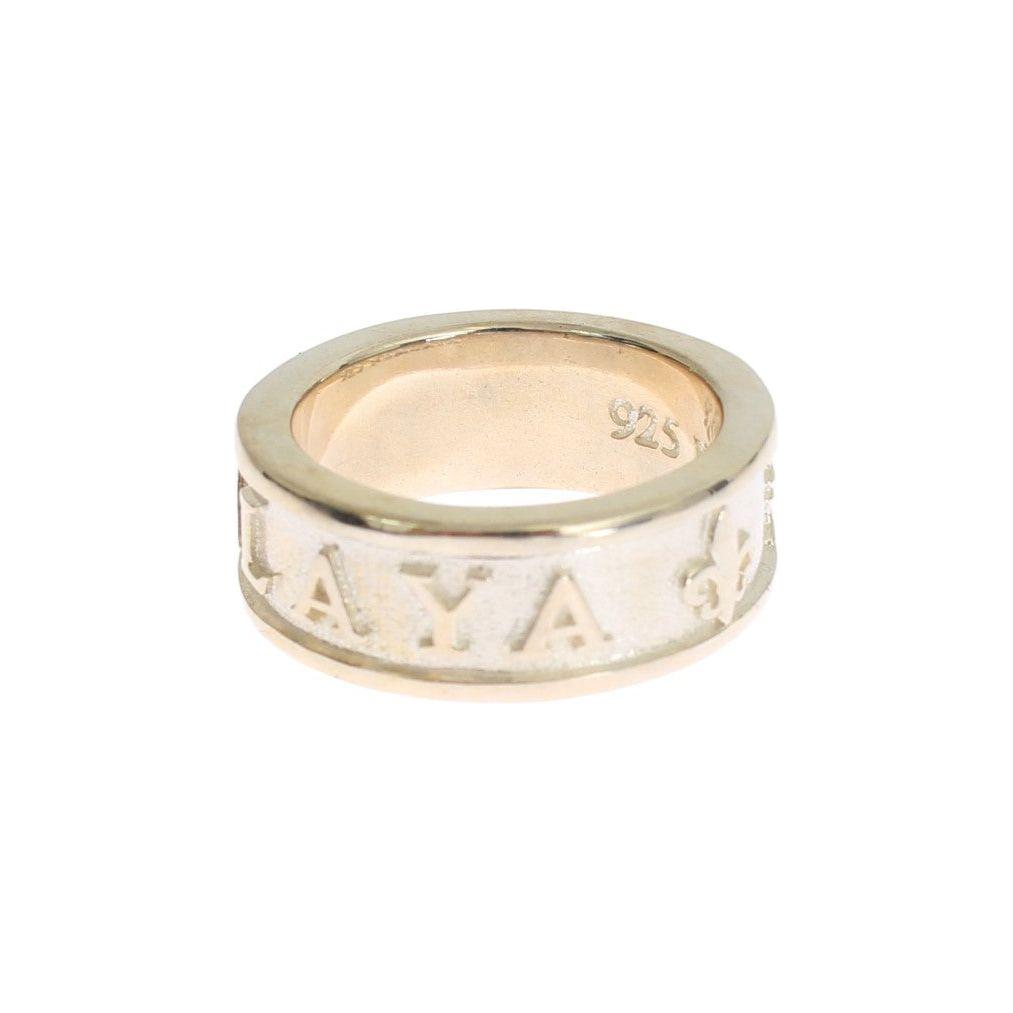 Nialaya Silver Splendor Sterling Ring for Men Ring Nialaya Wheat