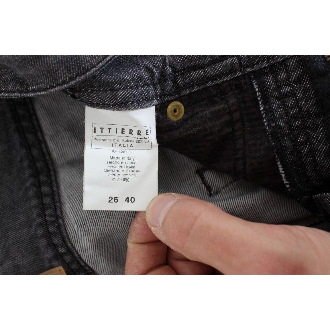 John Galliano Chic Gray Wash Straight Fit Jeans John Galliano Rosy Brown