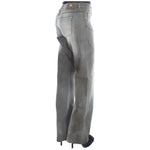 Ermanno Scervino Chic Gray Wash Boyfriend Jeans Ermanno Scervino Dim Gray