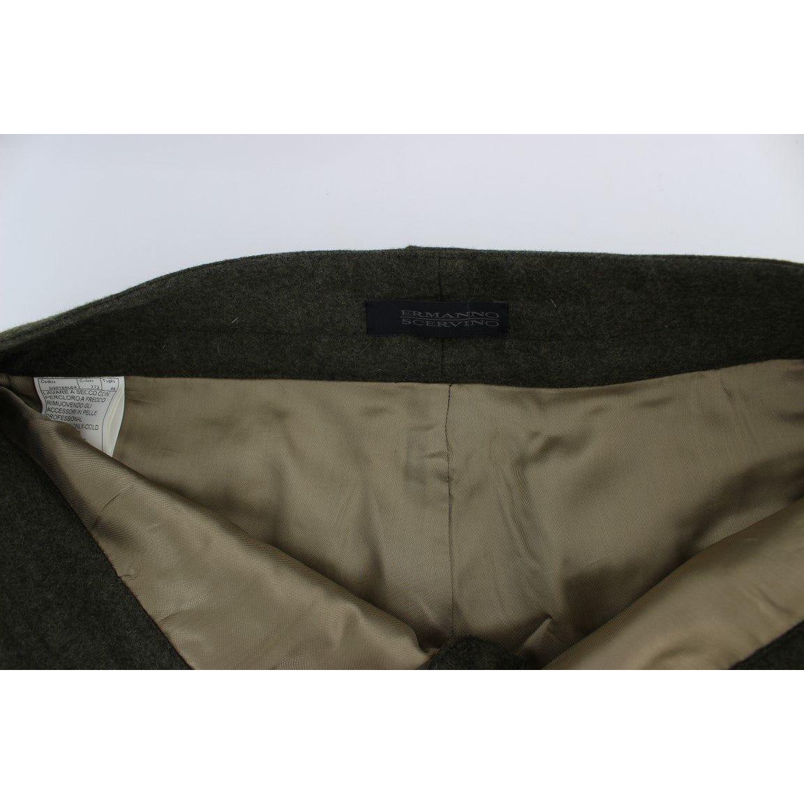 Ermanno Scervino Chic Green Cargo Pants for Effortless Style Ermanno Scervino Dark Slate Gray