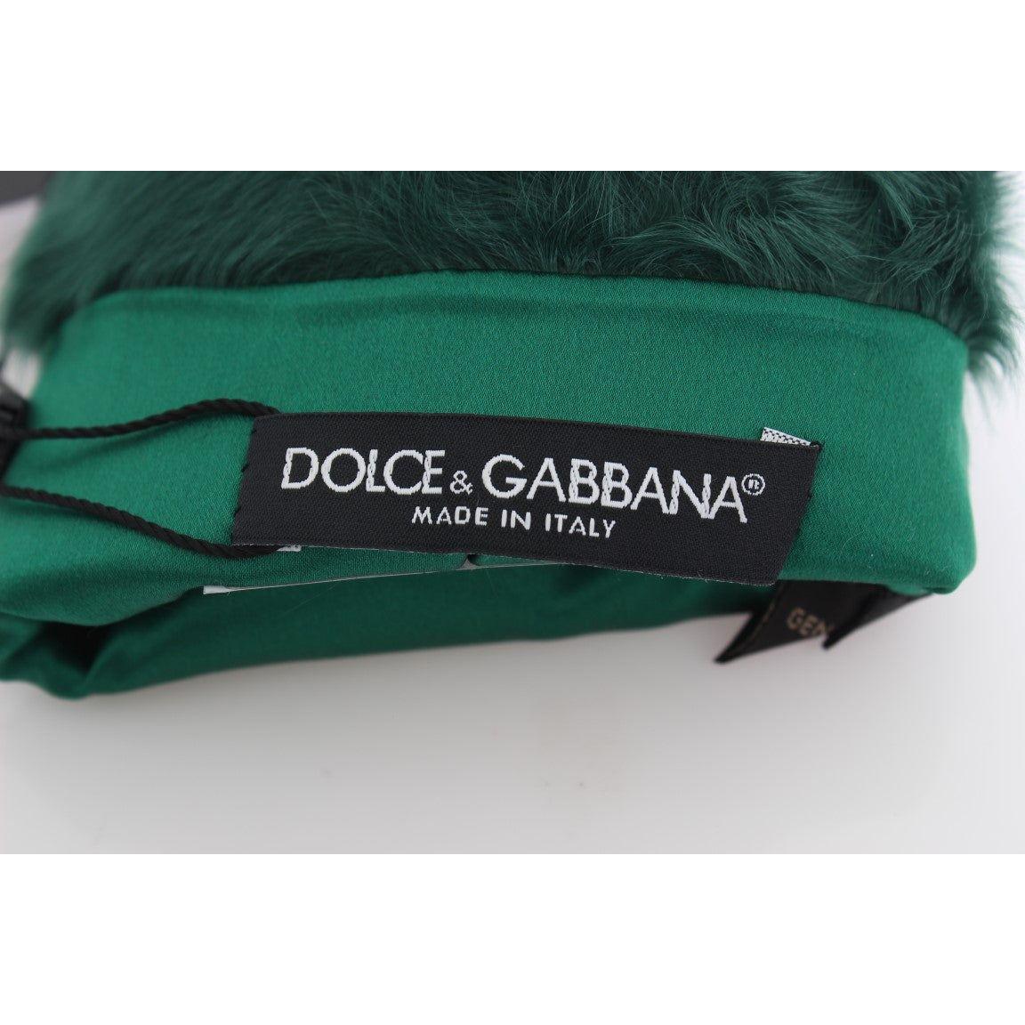 Dolce & Gabbana Elegant Elbow-Length Leather Gloves Dolce & Gabbana Dark Slate Gray