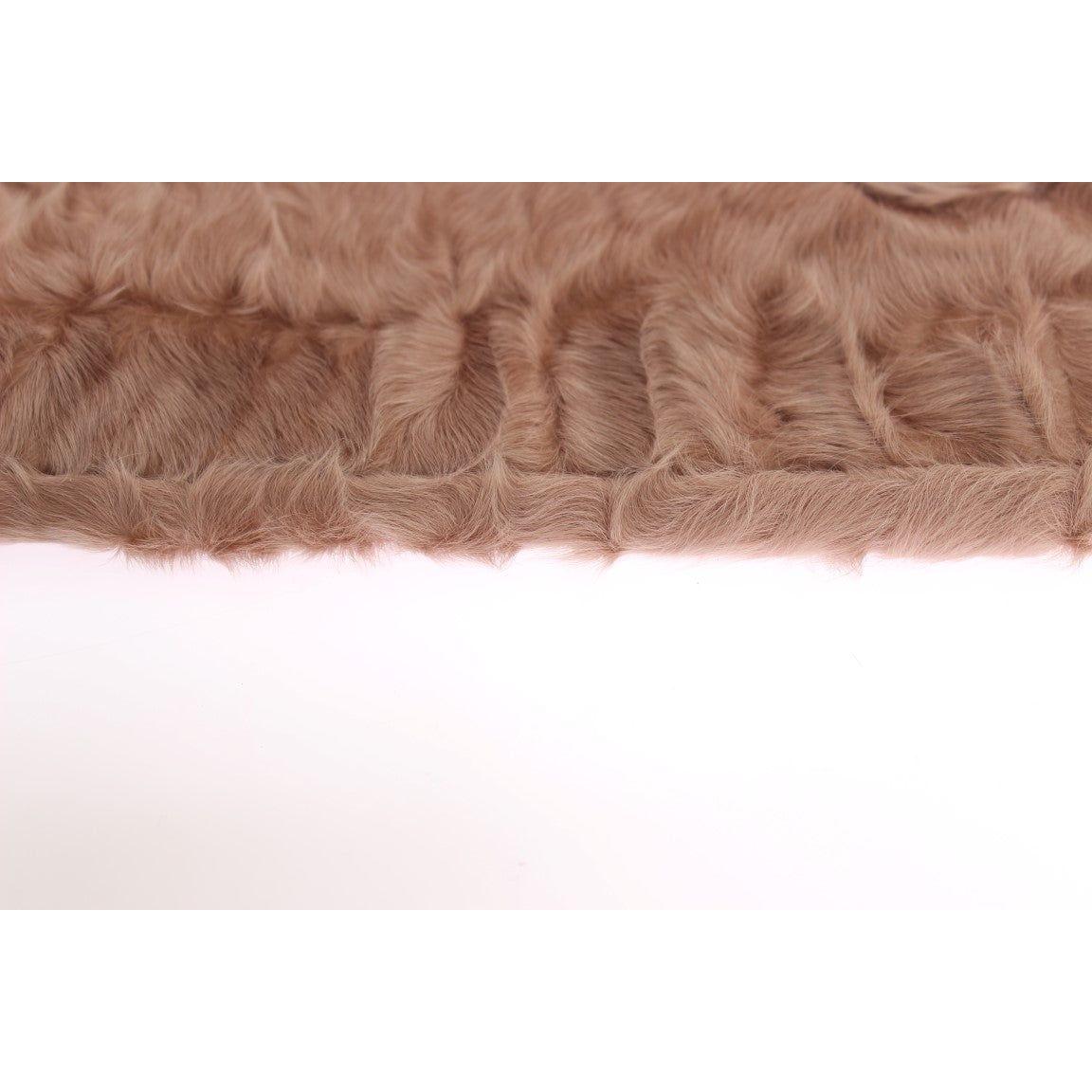 Dolce & Gabbana Elegant Beige Suede Elbow-Length Gloves Dolce & Gabbana Dim Gray