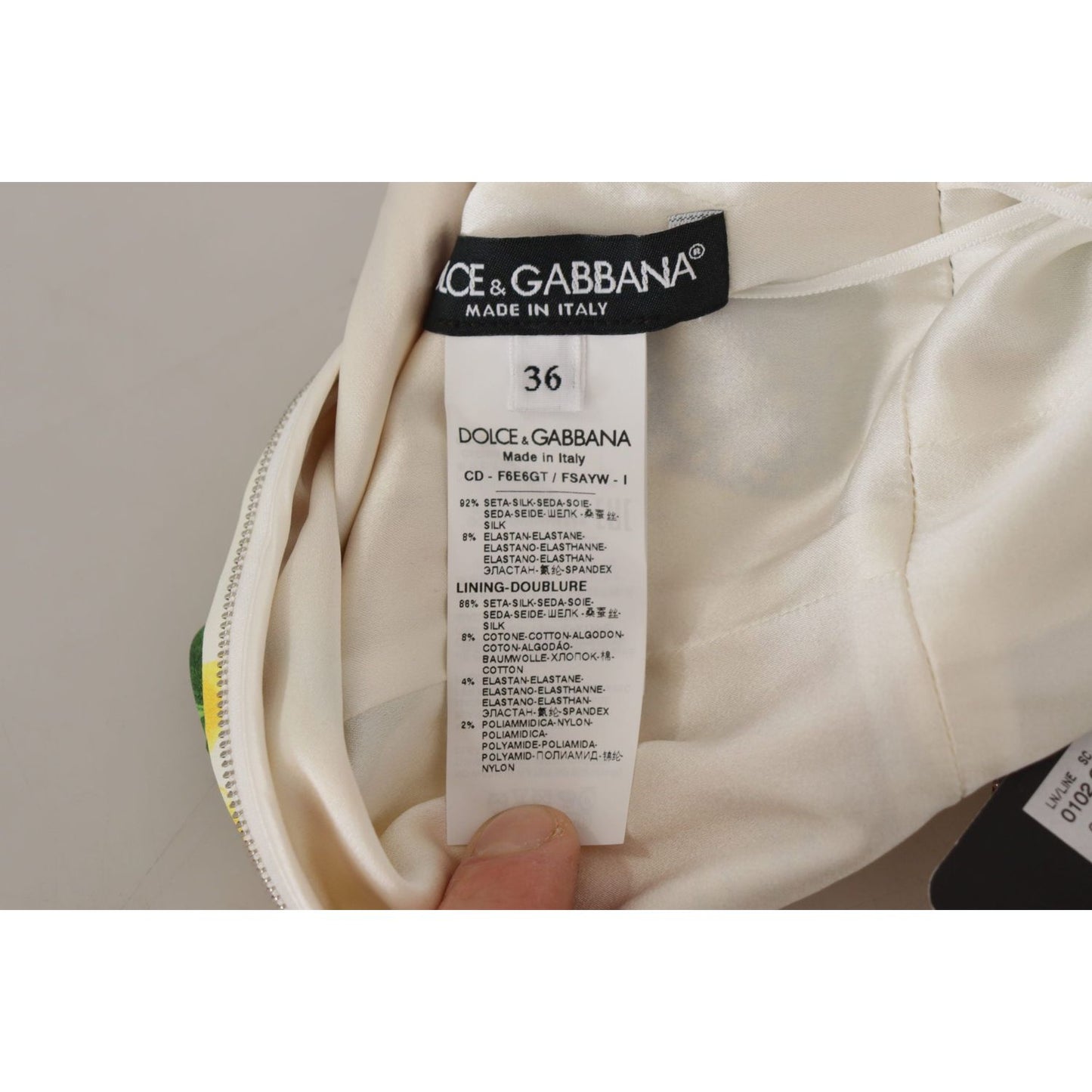 Dolce & Gabbana Elegant White Floral Print Midi Dress Dolce & Gabbana Dark Gray