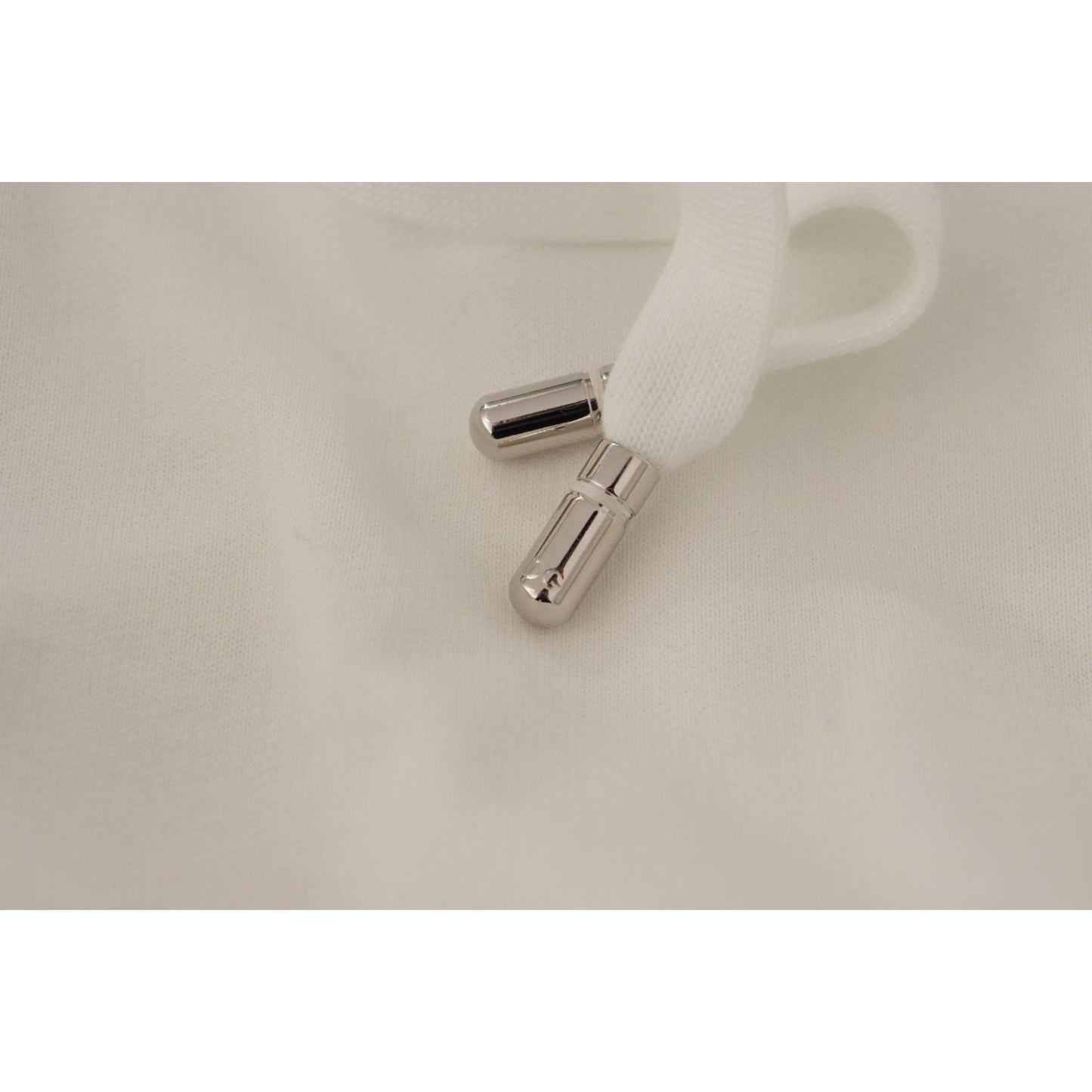 Dolce & Gabbana White Hoodie Pullover Embroidered Sweater TSH7849- 40