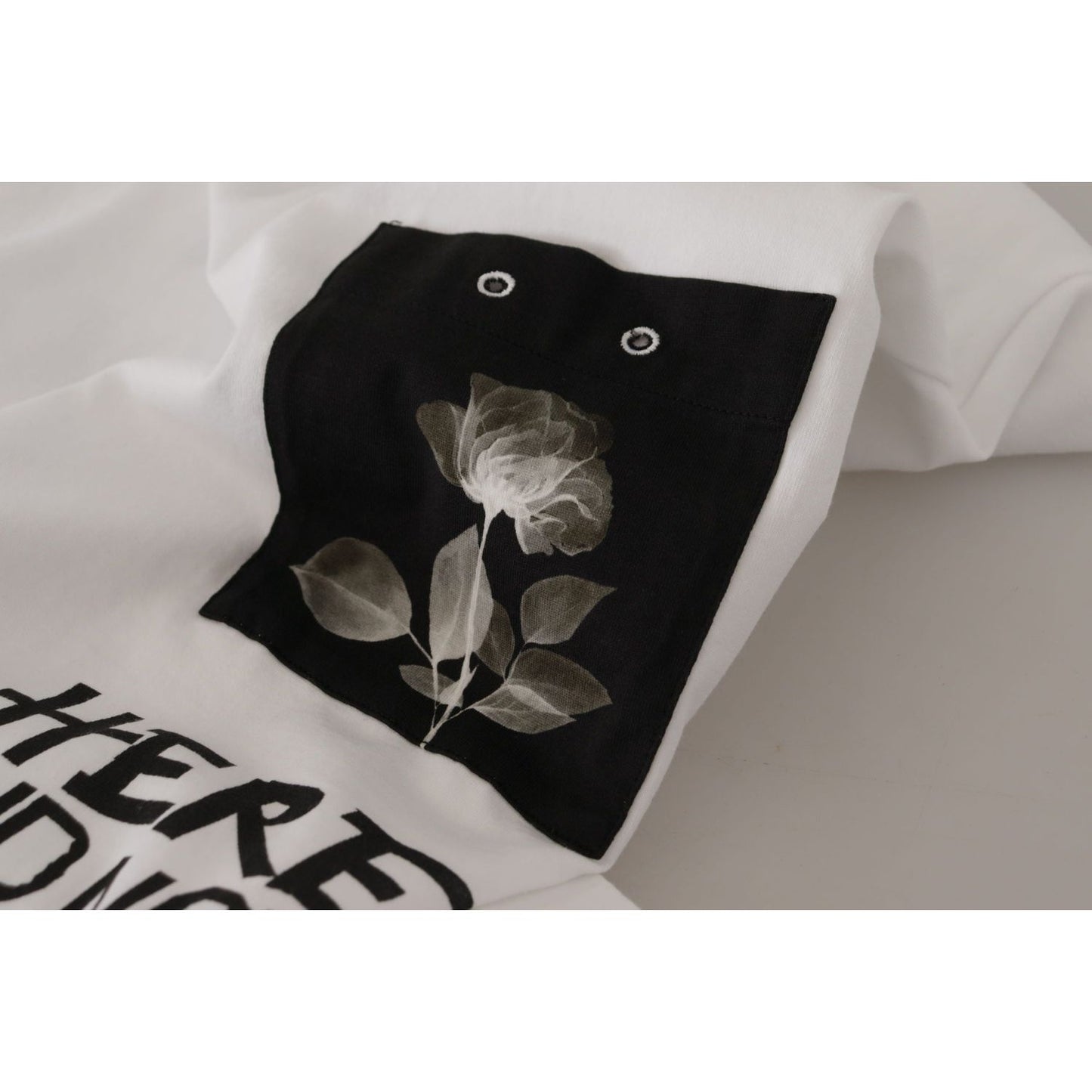 Dolce & Gabbana Elegant Round Neck Slogan Tee Dolce & Gabbana Dark Gray