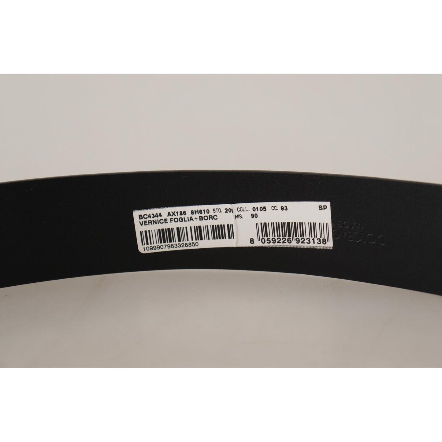 Dolce & Gabbana Elegant Blue Leather Belt with Silver Buckle Dolce & Gabbana Gray