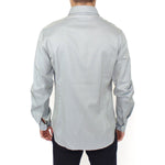 Ermanno Scervino Elegance Unleashed Gray Casual Button-Front Shirt Ermanno Scervino Gray