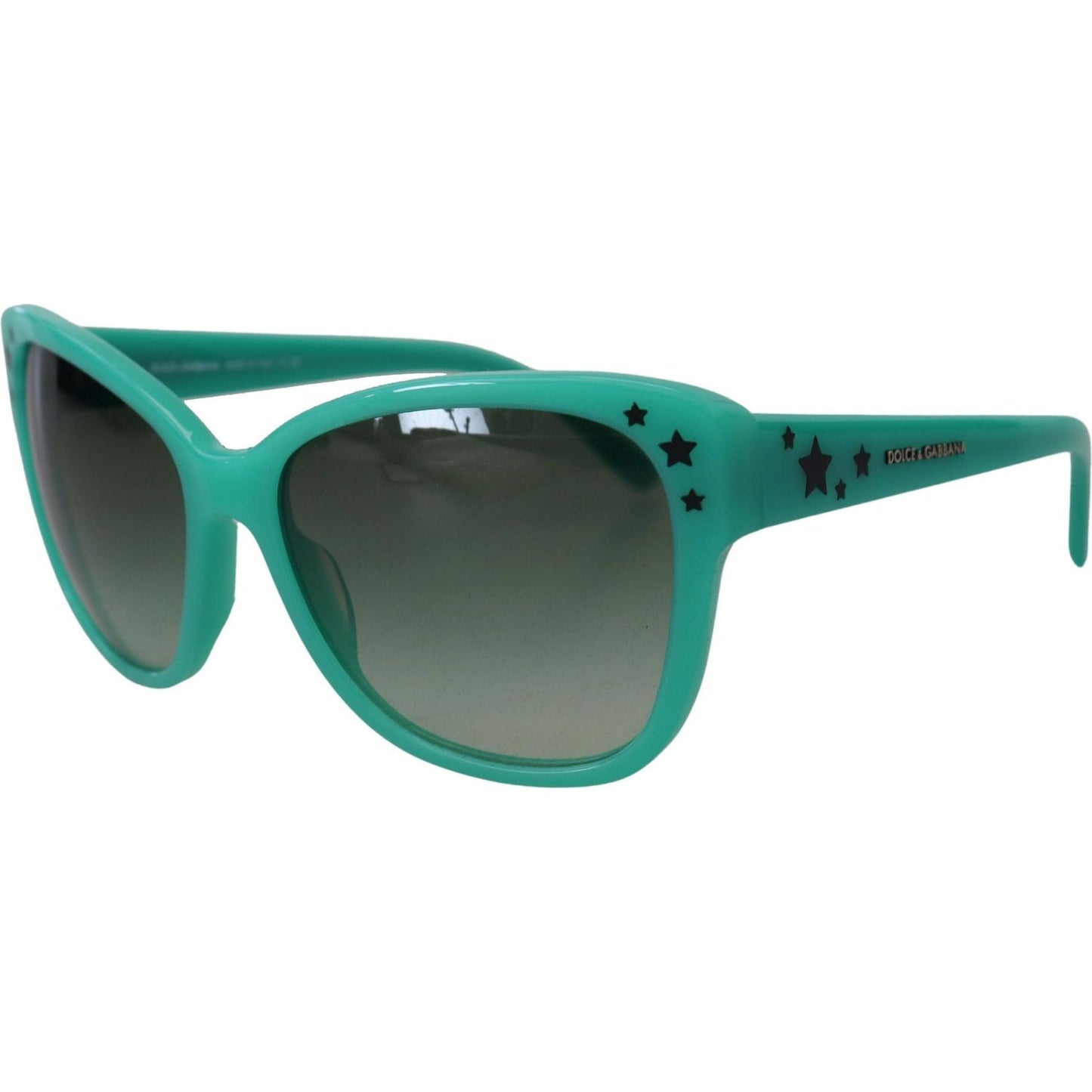 Dolce & Gabbana Enigmatic Star-Patterned Square Sunglasses Dolce & Gabbana Sea Green