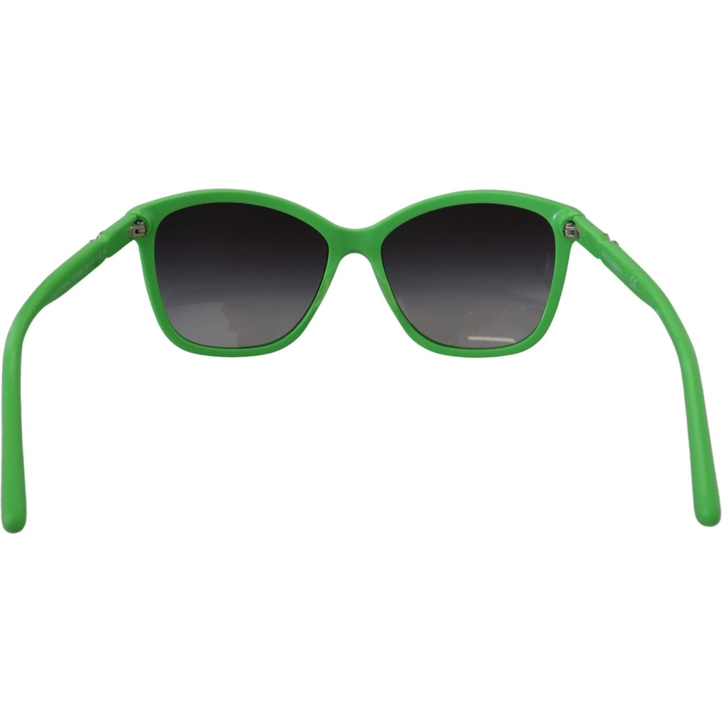 Dolce & Gabbana Chic Green Acetate Round Sunglasses Dolce & Gabbana Dark Olive Green
