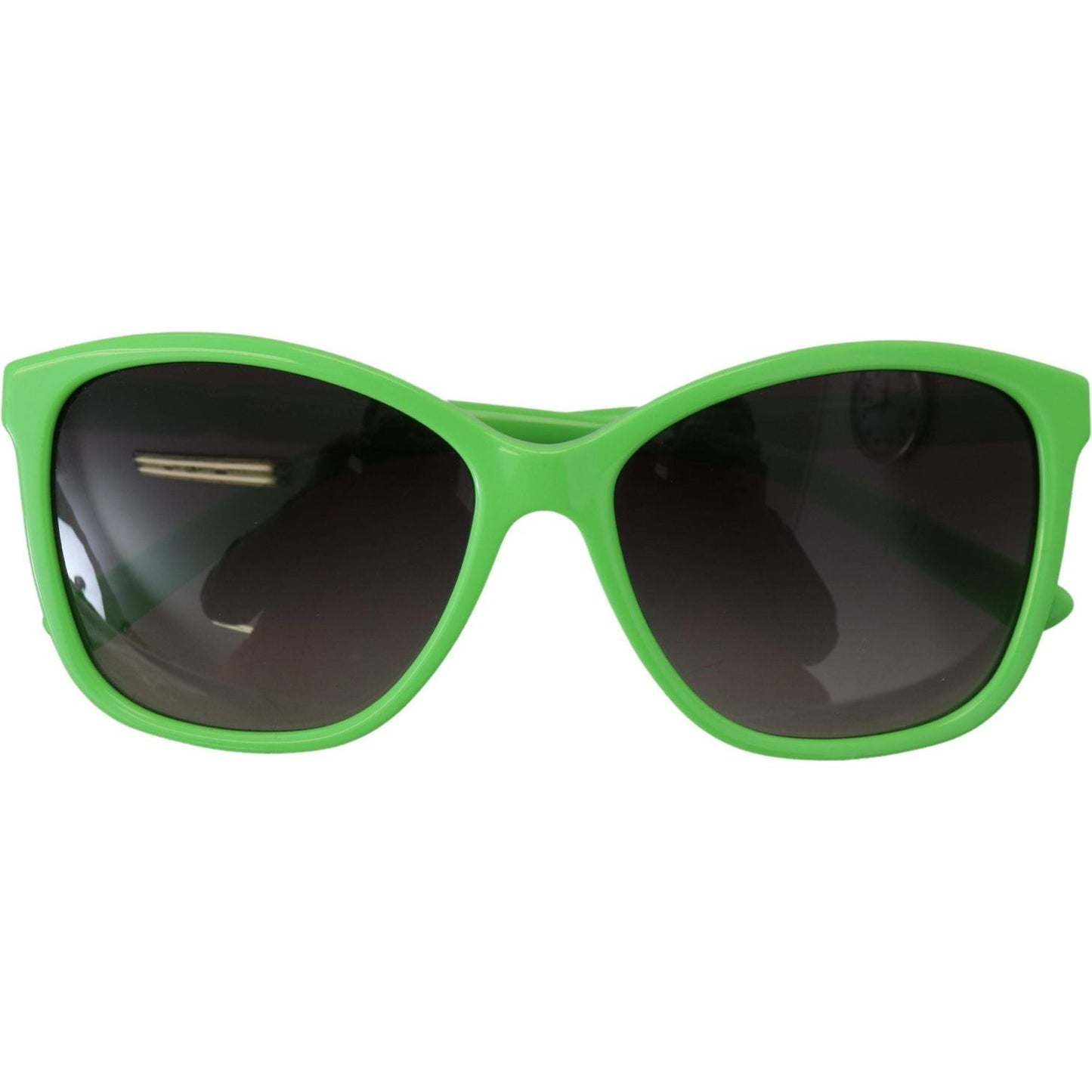 Dolce & Gabbana Chic Green Acetate Round Sunglasses Dolce & Gabbana Dark Slate Gray