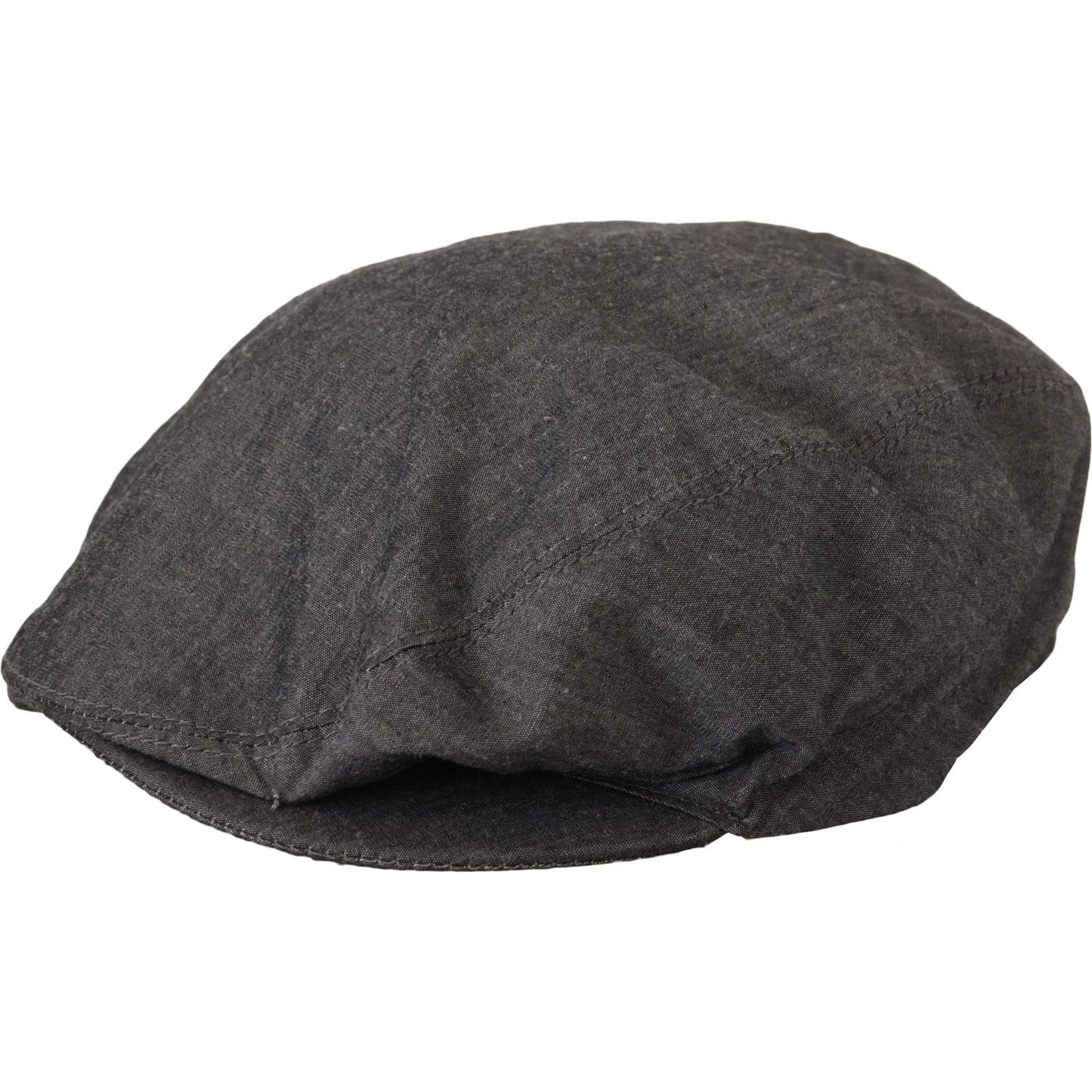 Dolce & Gabbana Elegant Gray Newsboy Hat Dolce & Gabbana Dark Slate Gray