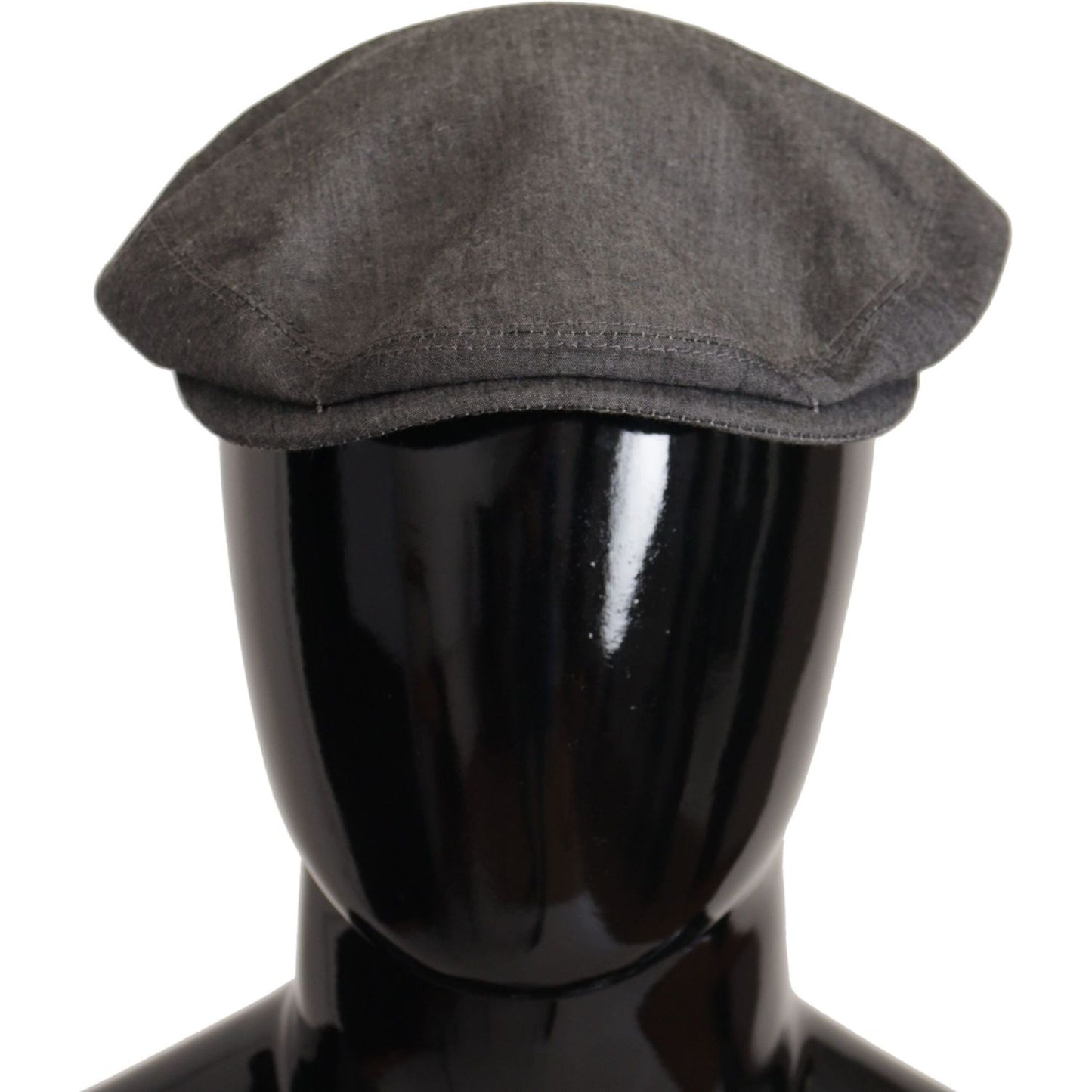 Dolce & Gabbana Elegant Gray Newsboy Hat Dolce & Gabbana Dark Slate Gray