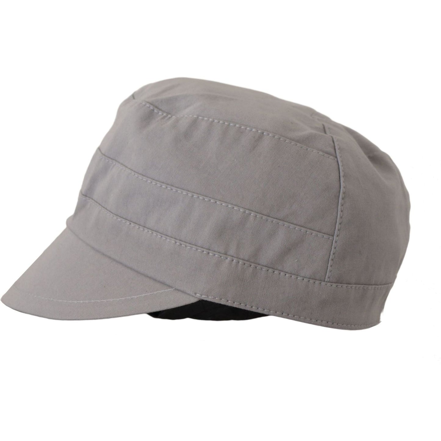Dolce & Gabbana Elegant Gray Newsboy Cap - Classic Accessory Dolce & Gabbana Light Slate Gray
