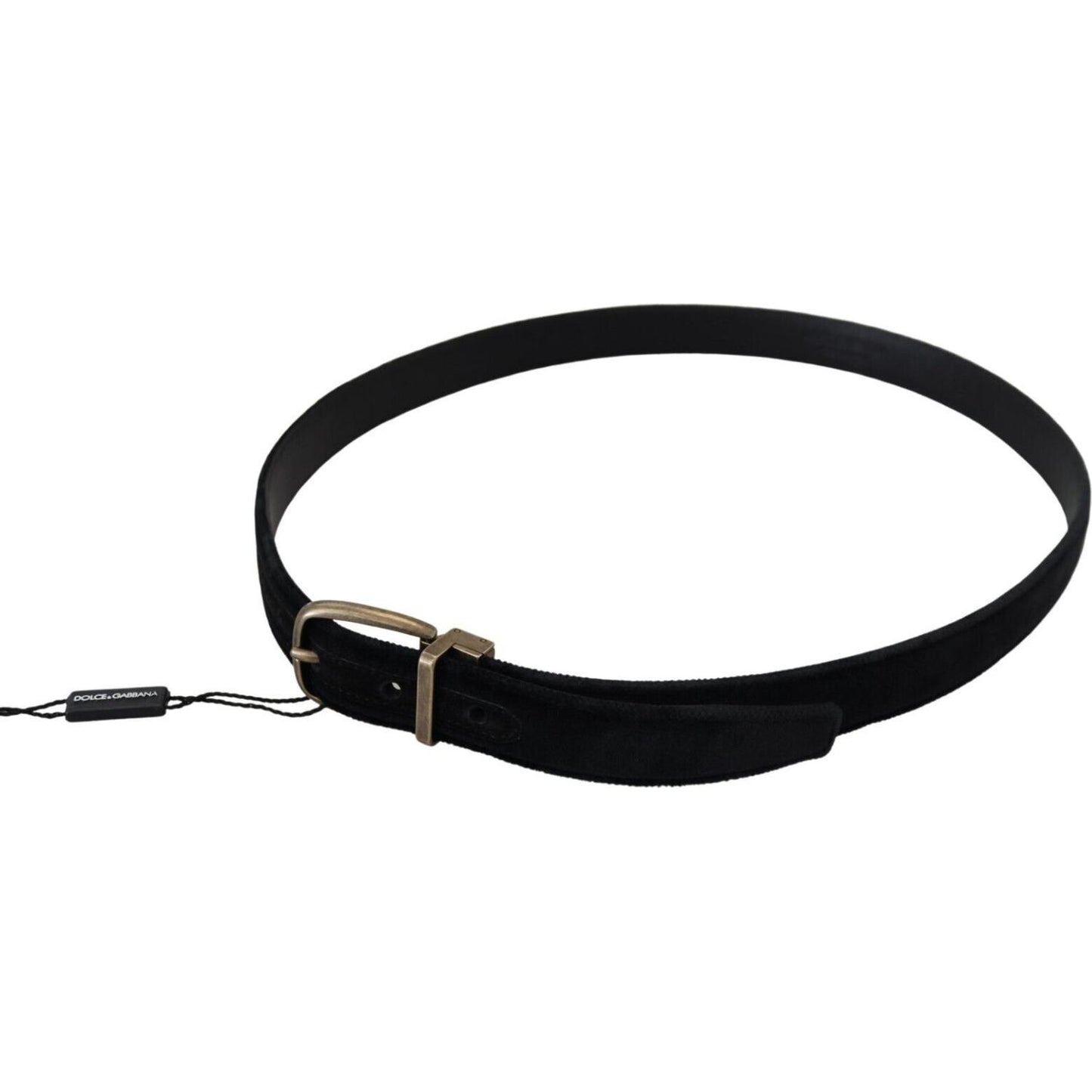 Dolce & Gabbana Elegant Black Leather Belt Dolce & Gabbana Black