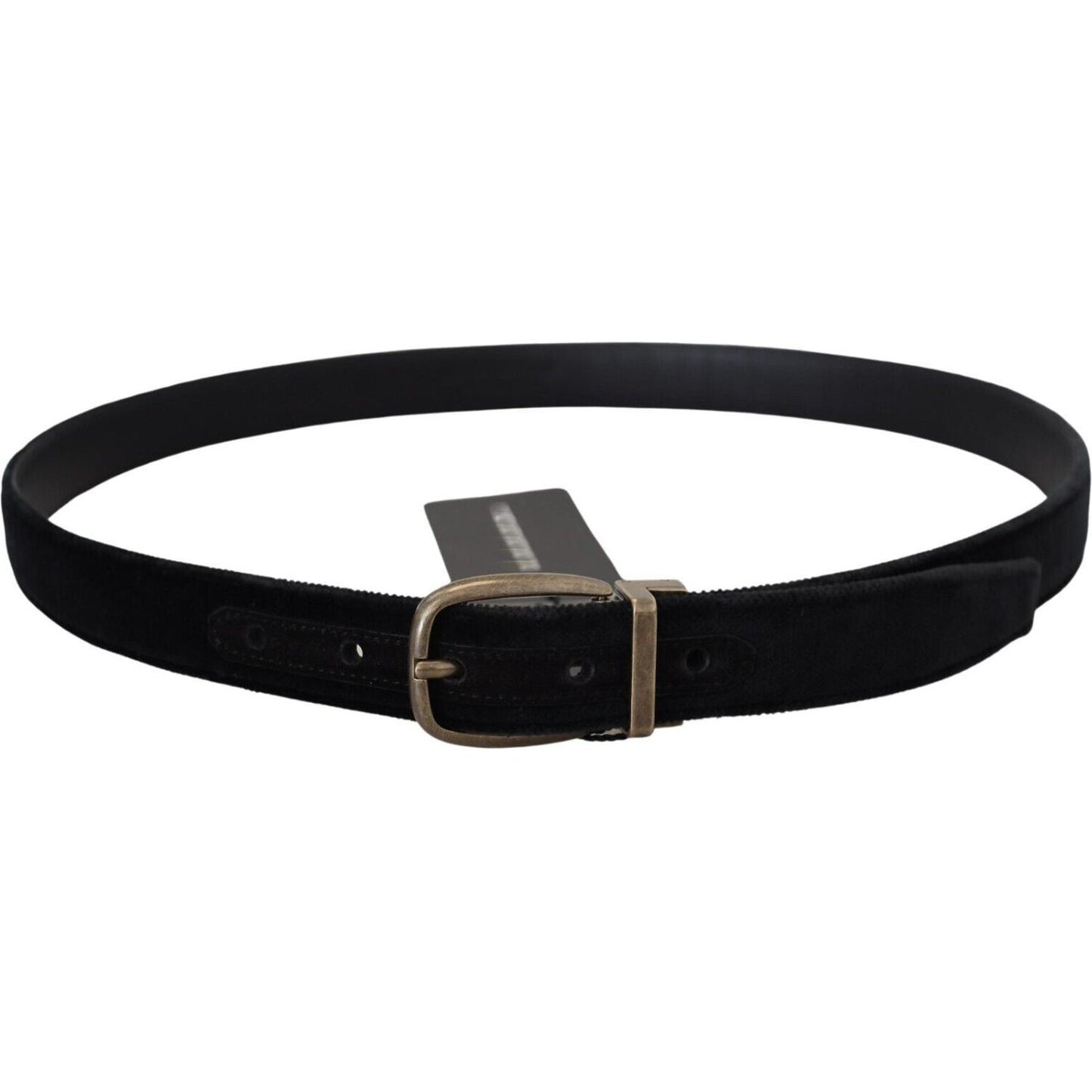 Dolce & Gabbana Elegant Black Leather Belt Dolce & Gabbana Black