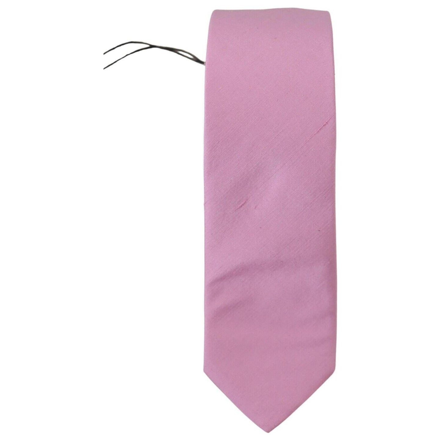 Daniele Alessandrini Elegant Silk Men's Tie in Pink Daniele Alessandrini Rosy Brown