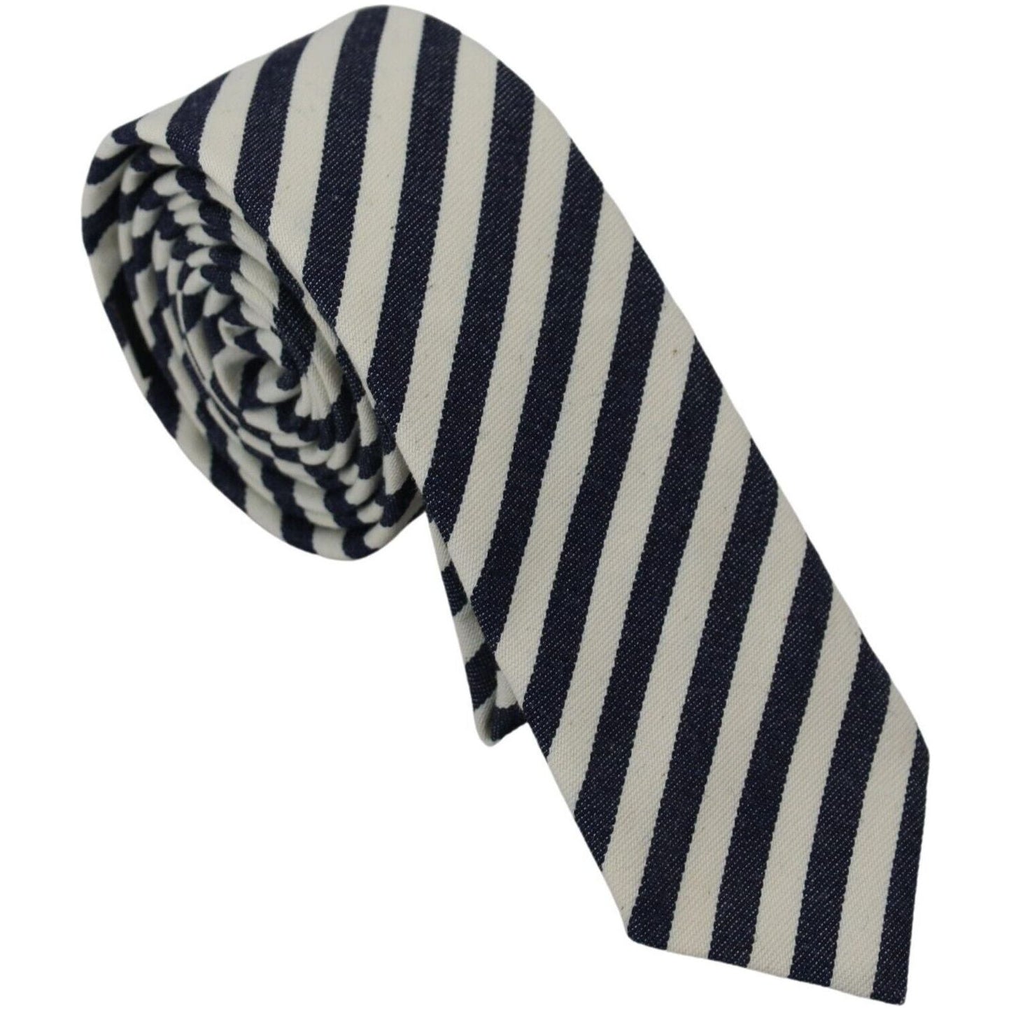 Denny Rose Elegant Italian Striped Bow Tie Denny Rose Gray