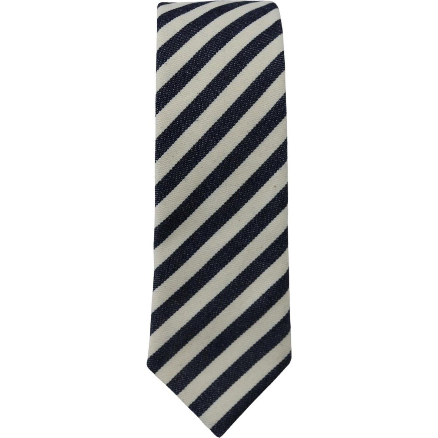 Denny Rose Elegant Italian Striped Bow Tie Denny Rose Dark Gray