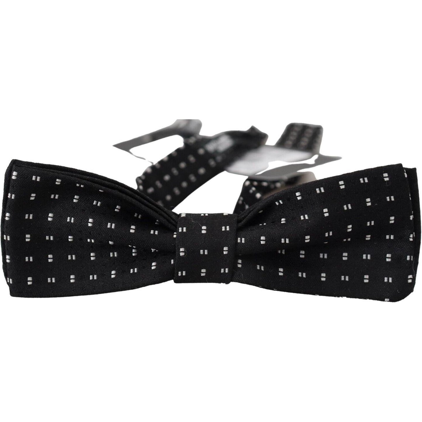 Dolce & Gabbana Elegant Black Silk Bow Tie Dolce & Gabbana Black