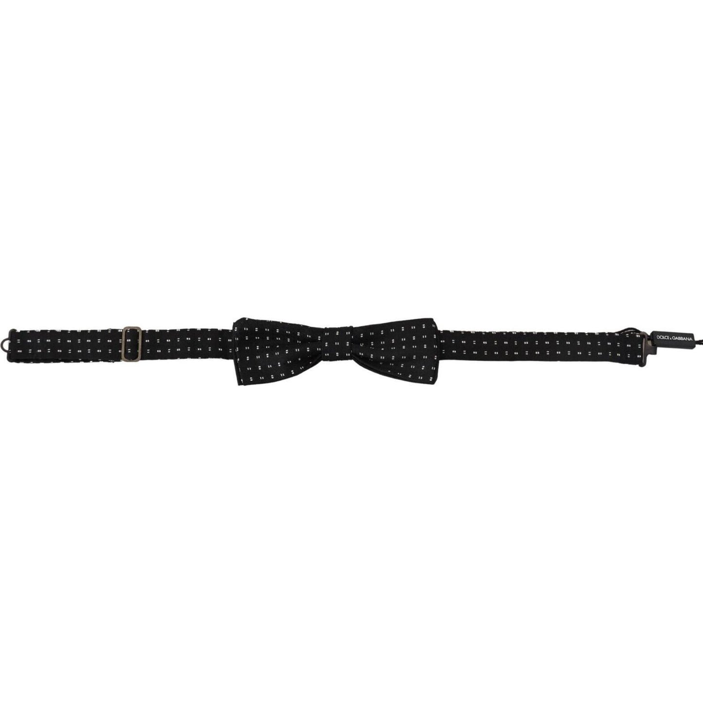 Dolce & Gabbana Elegant Black Silk Bow Tie Dolce & Gabbana Black