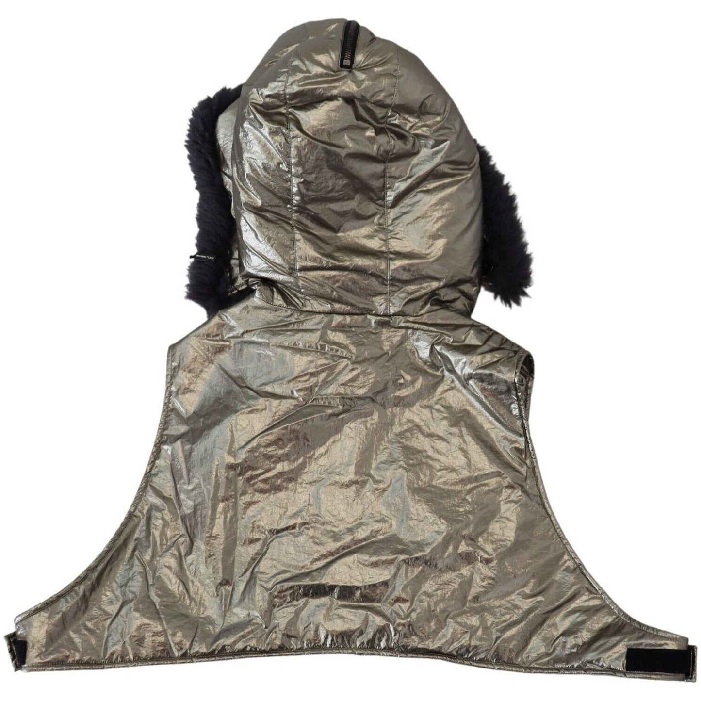 Dolce & Gabbana Elegant Silver Whole Head Wrap Hat Dolce & Gabbana Dim Gray