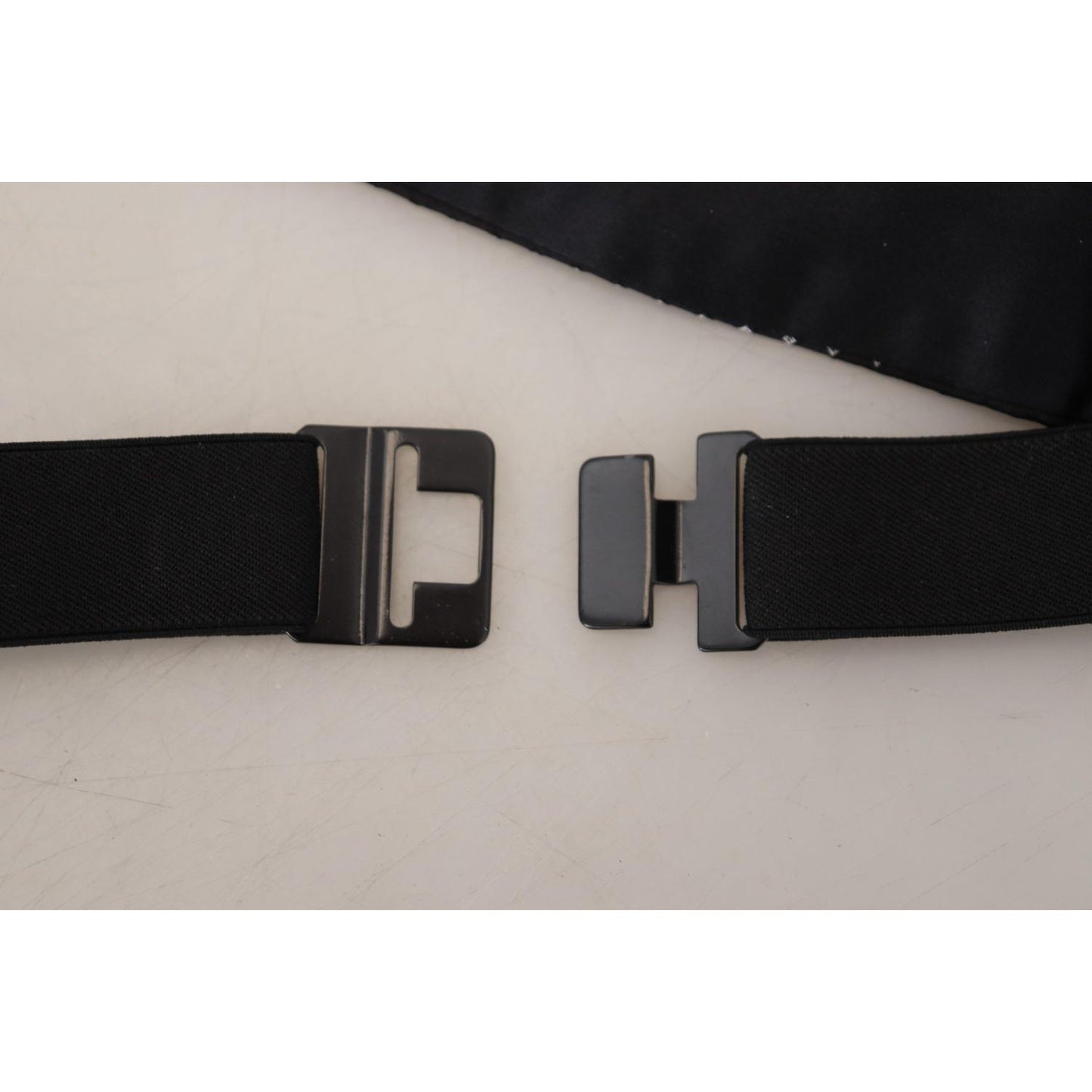 Dolce & Gabbana Elegant Silk Polka Dot Cummerbund Dolce & Gabbana Gray