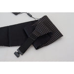 Dolce & Gabbana Elegant Silk Polka Dot Cummerbund Dolce & Gabbana Light Gray