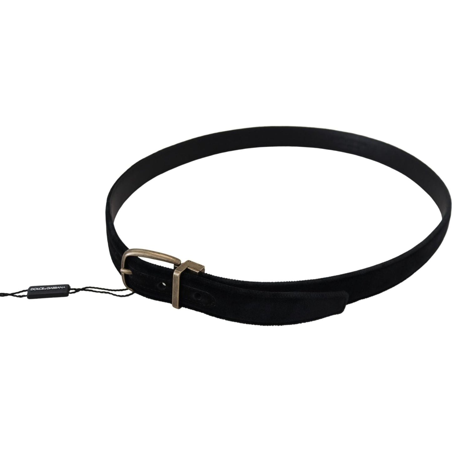 Dolce & Gabbana Elegant Black Leather Belt Dolce & Gabbana Black