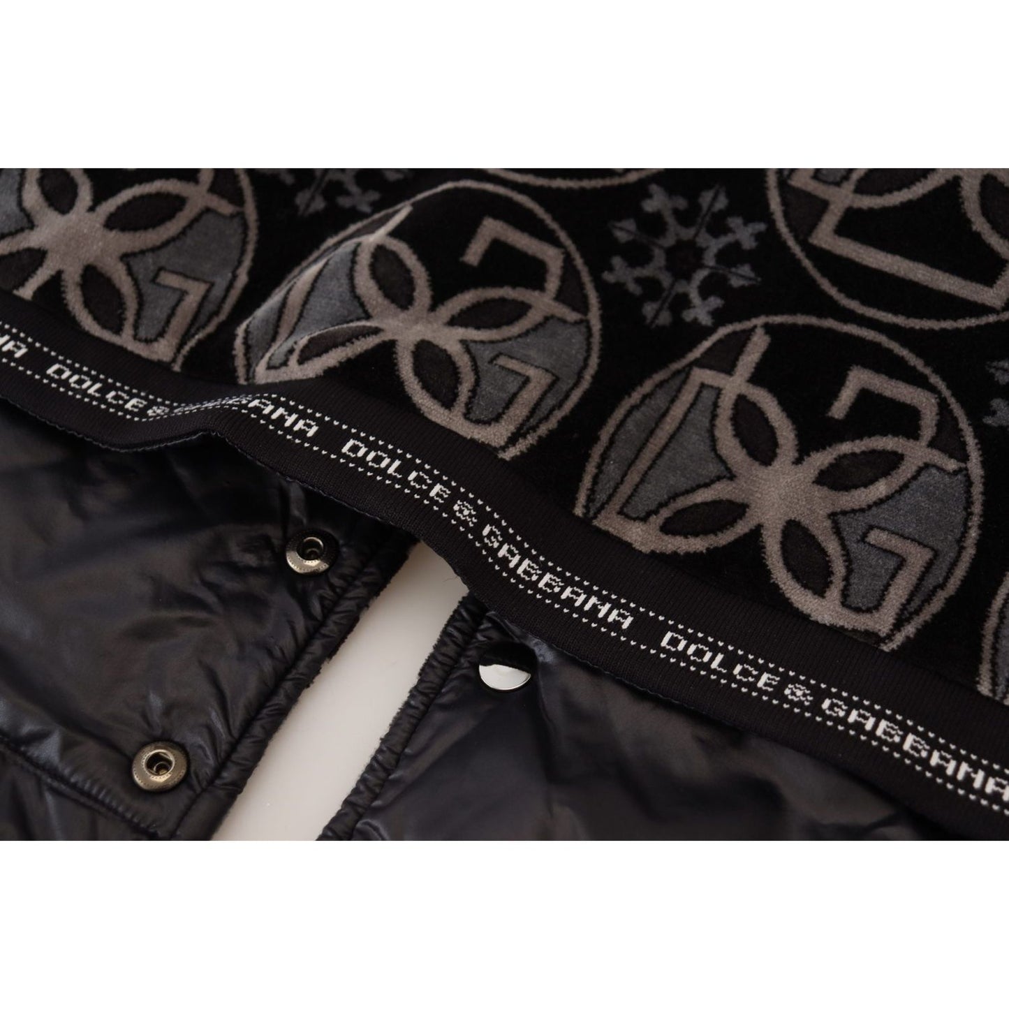 Dolce & Gabbana Elegant Black Cotton Blend Head Wrap Hat Dolce & Gabbana Black